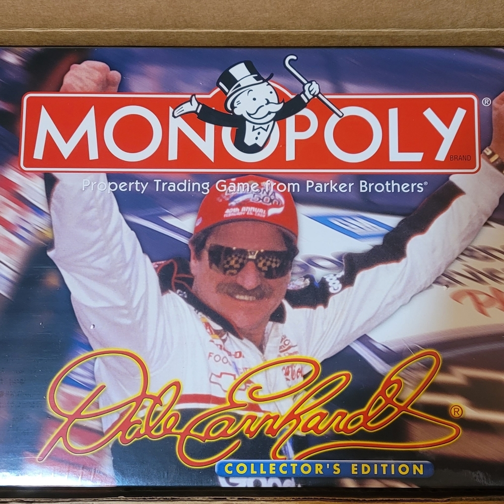 DALE EARNHARDT SR. COLLECTORS EDITION MONOPOLY- PROPERTY TRADING GAME !!